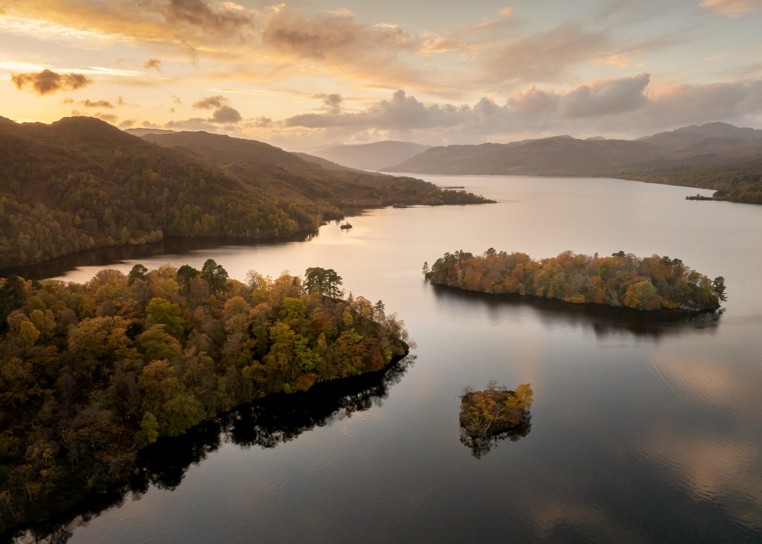 Paysages d'Ecosse en automne